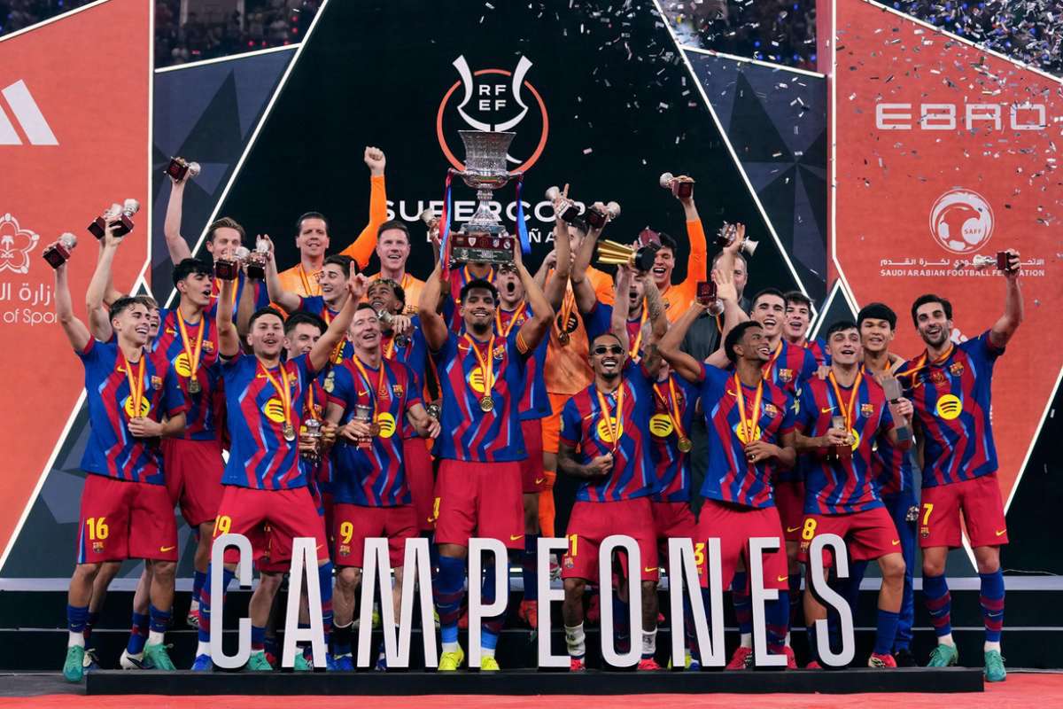 El Barcelona, campeón de la Supercopa de España 2026 (3-2) | Flashscore.es