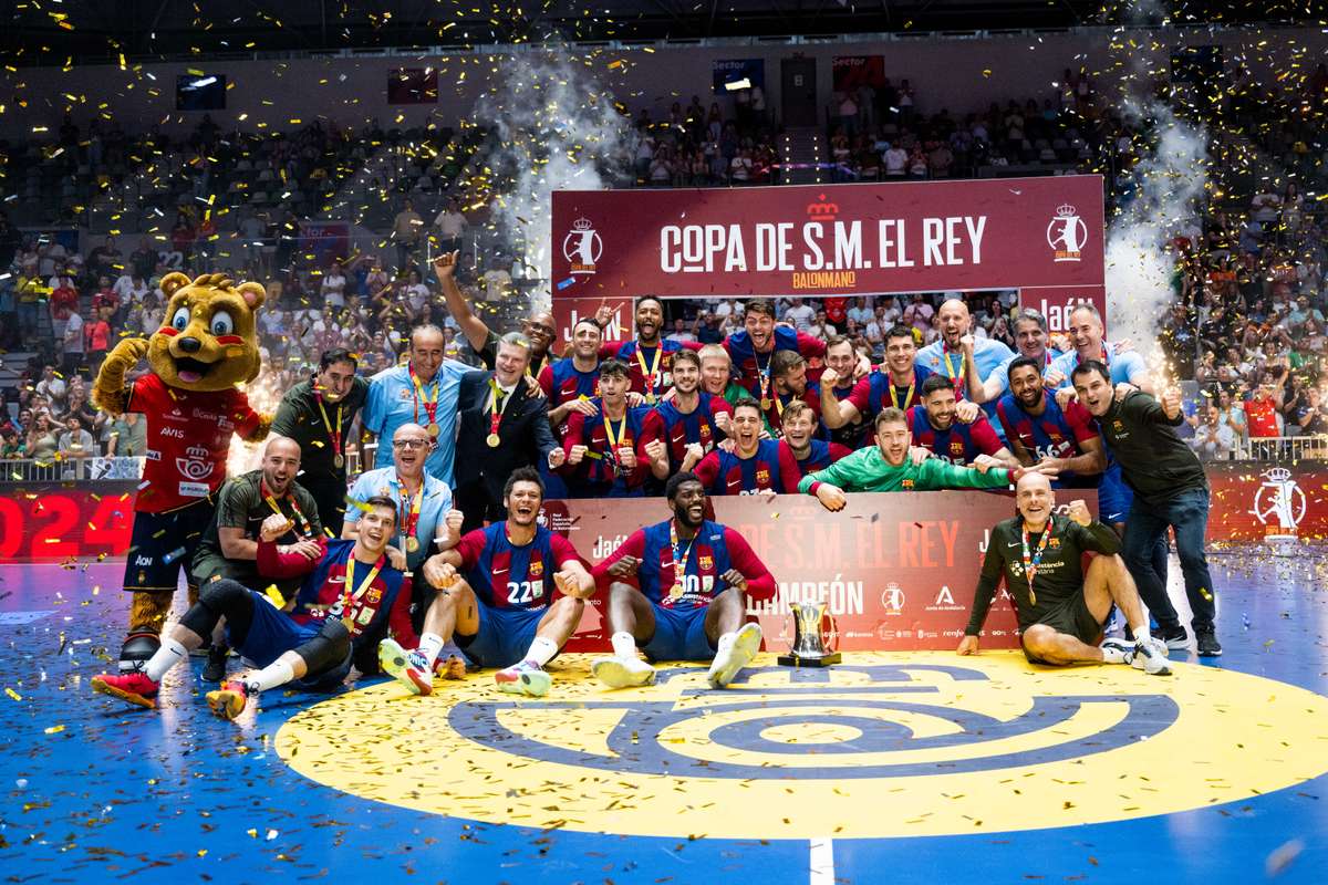 Balonmano: El Barcelona amplía su hegemonía en España con una nueva Copa del Rey (23-36)