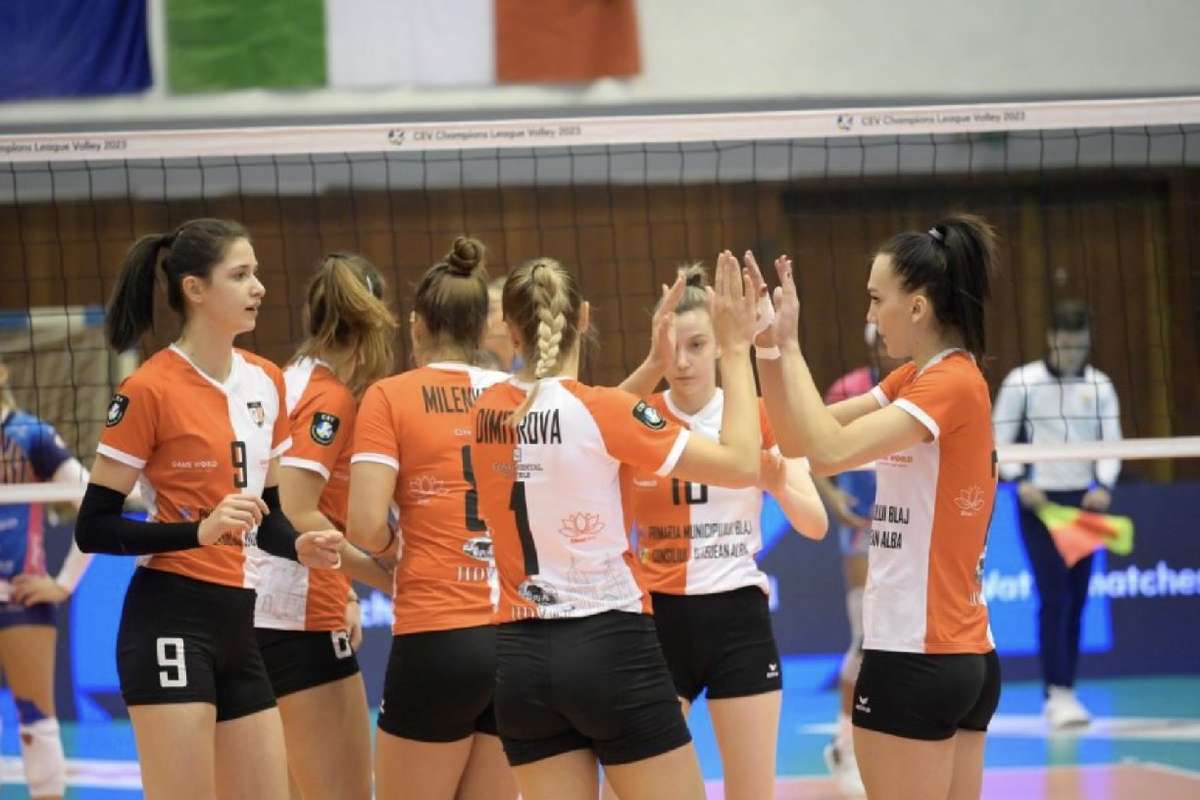 CSM Volei Alba Blaj a obținut prima victorie în Liga Campionilor
