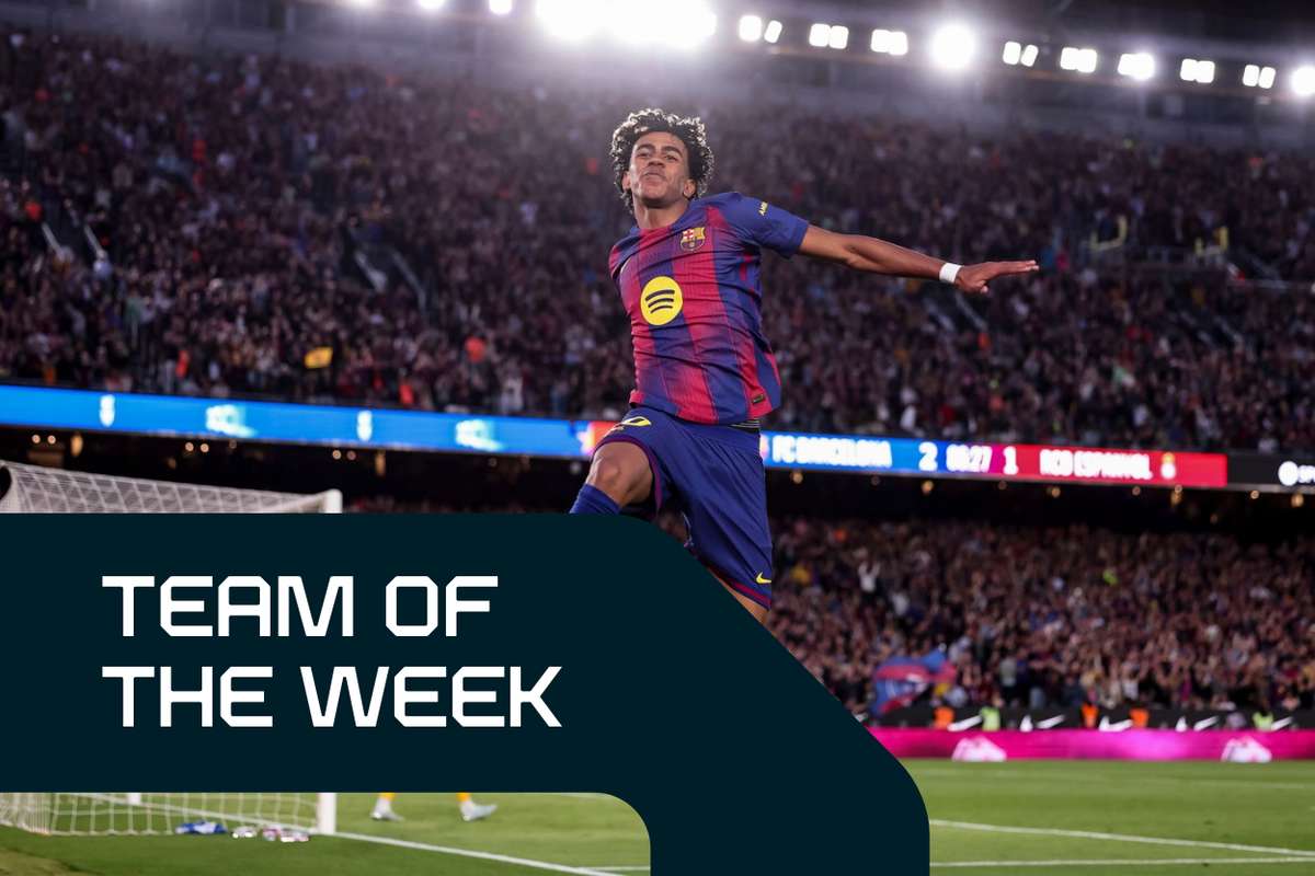 Đội hình tiêu biểu của tuần: Lamine Yamal tỏa sáng, Donyell Malen không thể cản phá với cú hat-trick