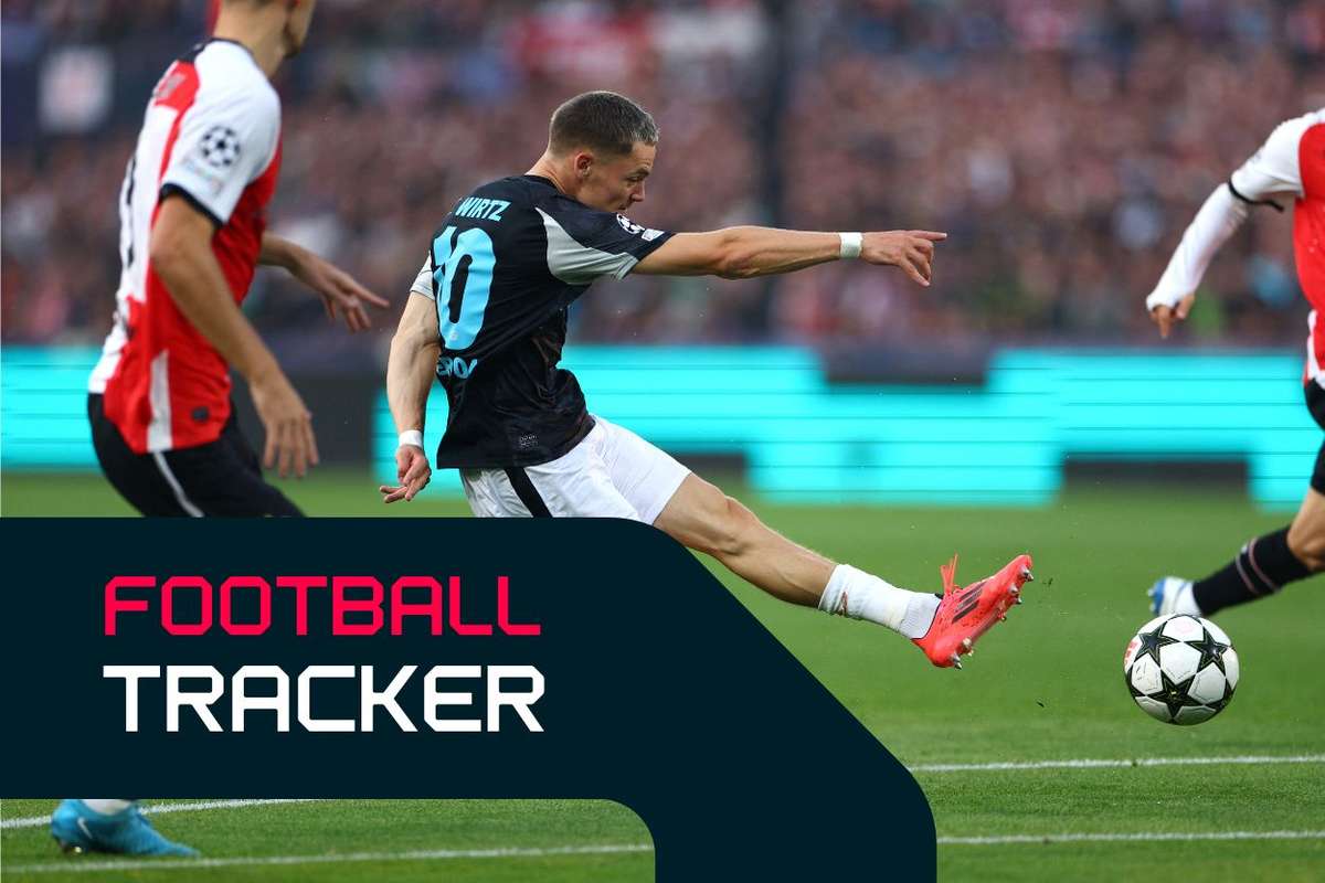 Football Tracker Bayer Leverkusen smash Feyenoord, Benfica cruising in