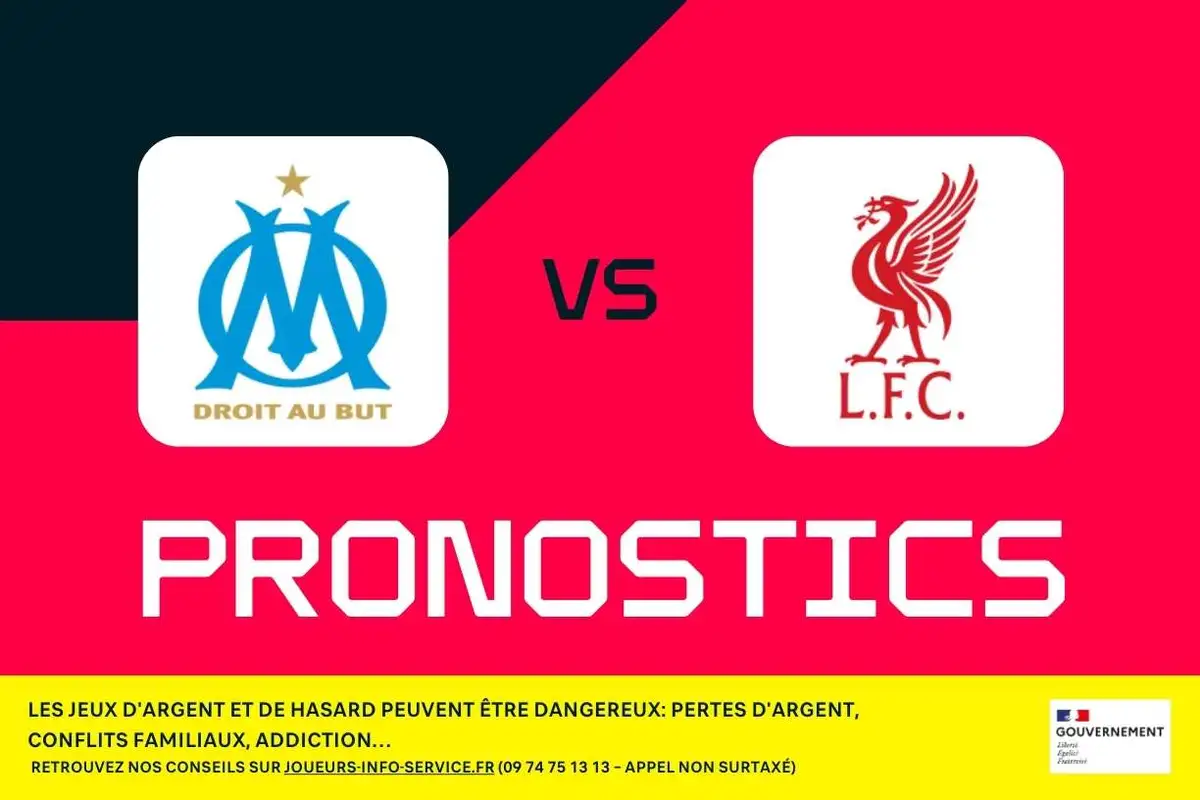 Marseille – Liverpool : pronostics, meilleurs paris et cotes (Ligue des champions)