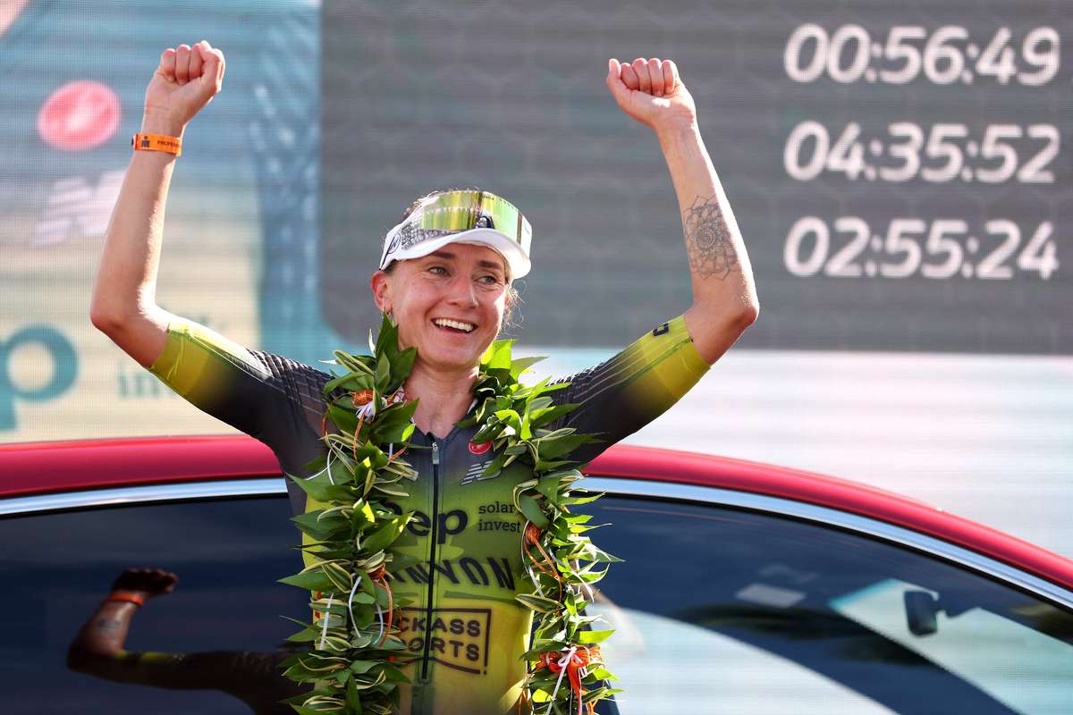Ironman WMDritte Laura Philipp nach Zieleinlauf kollabiert