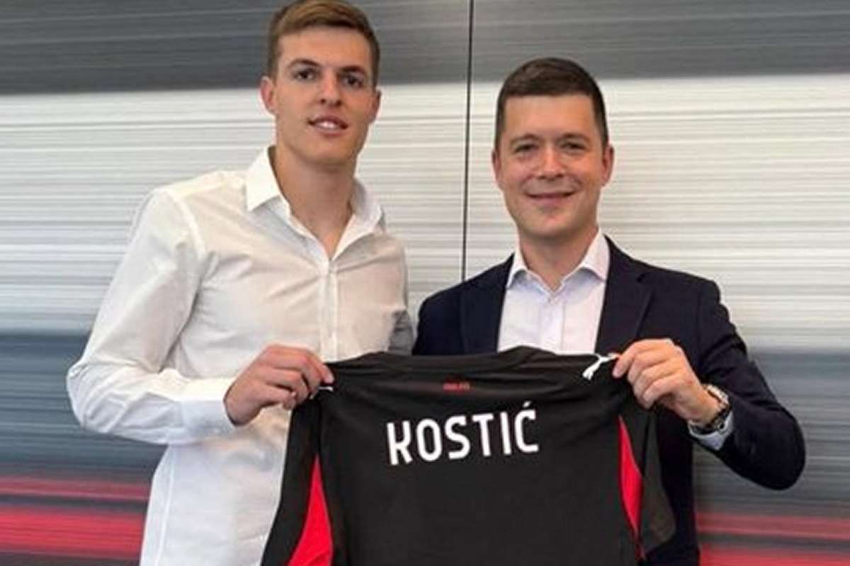 CHÍNH THỨC: AC Milan ký hợp đồng với tiền đạo Kostic của Partizan Belgrade
