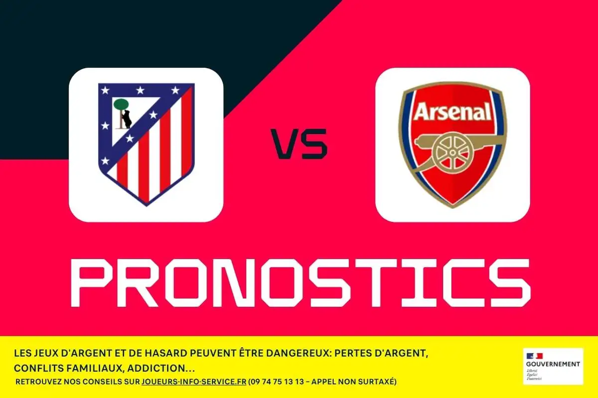 Atlético de Madrid - Arsenal : pronostics, meilleurs paris et cotes (Ligue des champions)