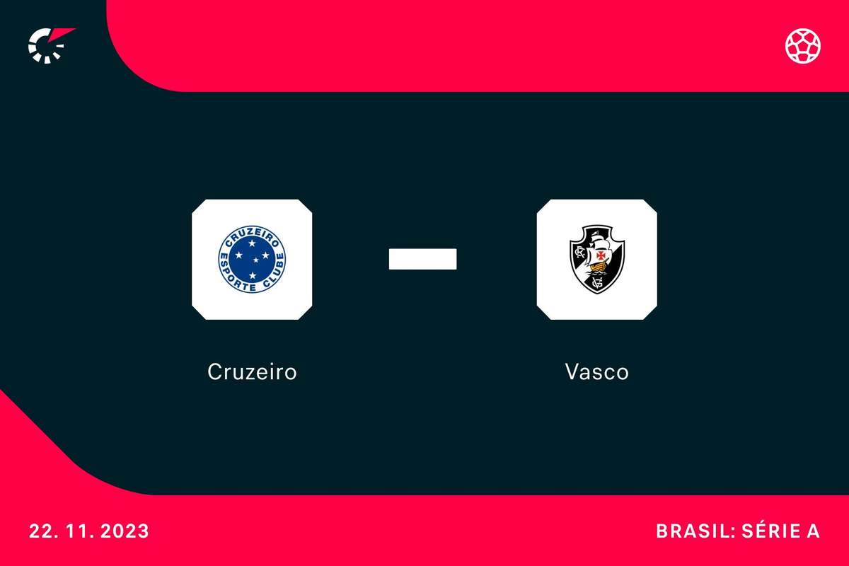 Cruzeiro x Vasco: duelo contra o rebaixamento põe à prova pequena série  invicta da Raposa