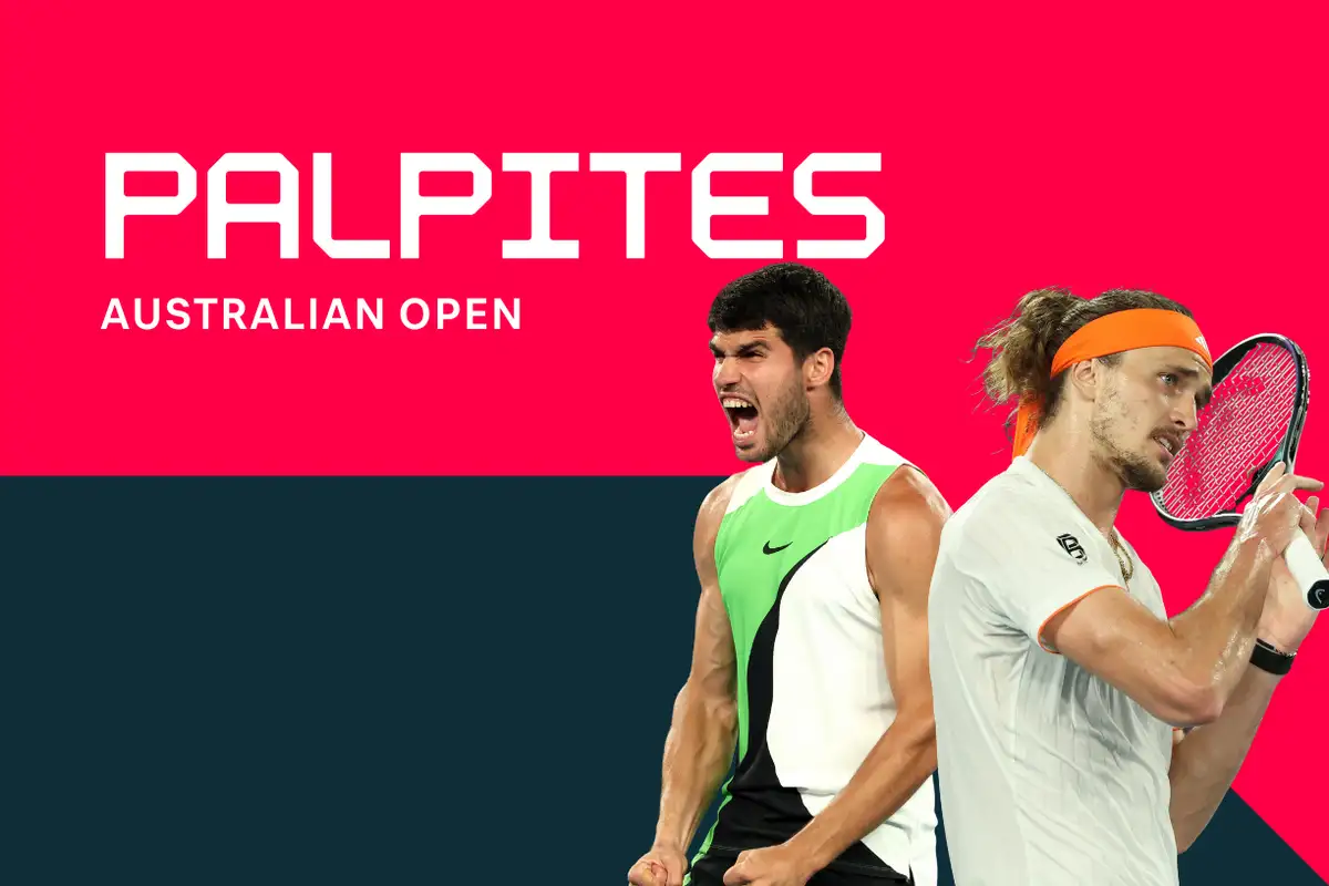 Alcaraz x Zverev: Palpites, Melhores Apostas e Odds (Aberto da Austrália)
