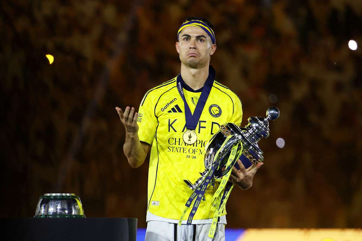 Cristiano Ronaldo leva o Al-Nassr ao título da Liga Saudita. Cristiano Ronaldo leva o Al-Nassr ao título da Liga Saudita.