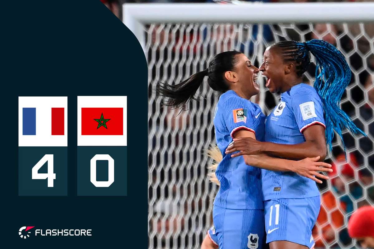40 gegen Marokko Frankreich komplettiert Viertelfinale der FrauenWM