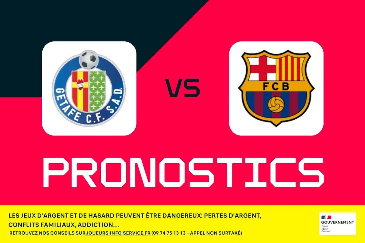 Getafe - Barcelone : Pronostics, meilleurs paris et cotes (Liga)