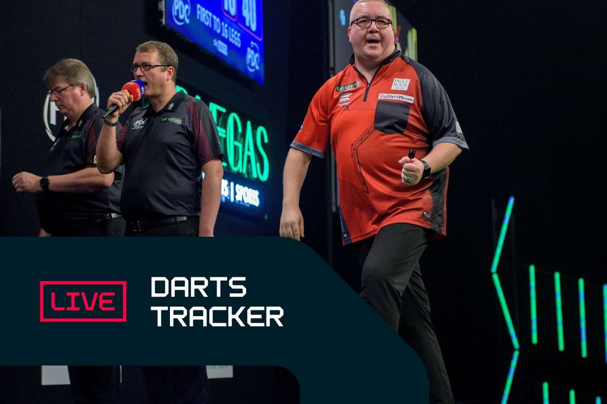DartsTracker LIVE Stephen Bunting schlägt Joyce Ricky Evans schockt