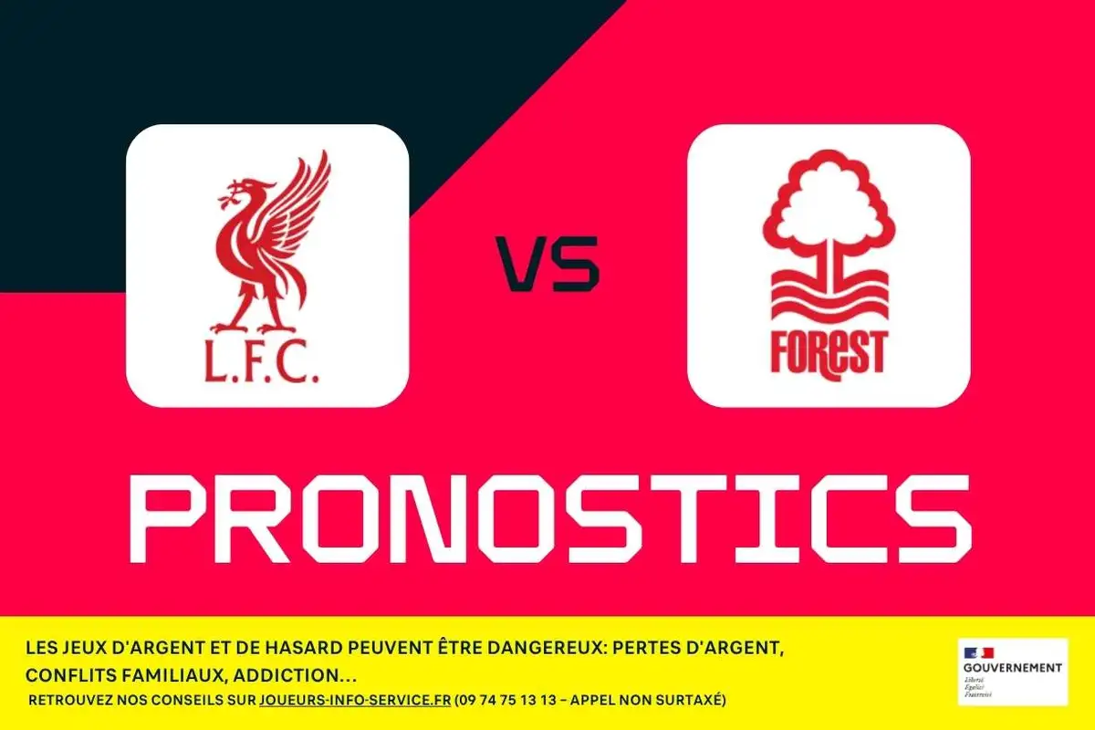 Liverpool - Nottingham Forest : pronostics, meilleurs paris et cotes (Premier League)