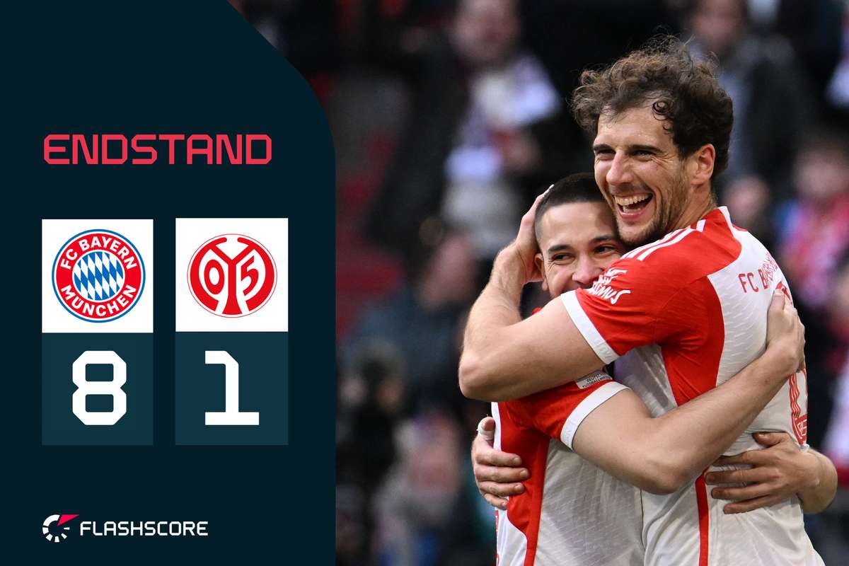 Spielbericht Bundesliga - 09.03.2024 - FC Bayern vs. Mainz 05 8:1 ...
