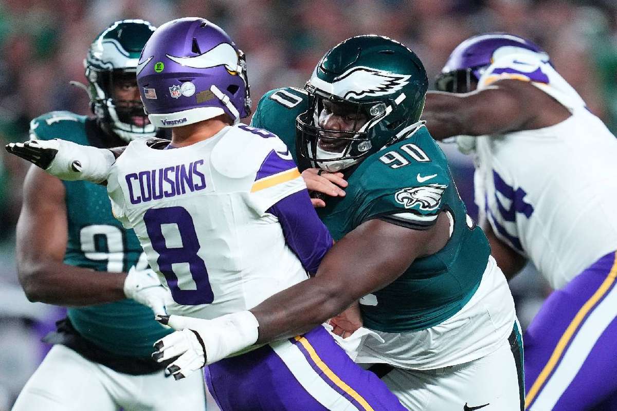 Vikings acumulam turnovers e Eagles vencem segunda seguida na NFL