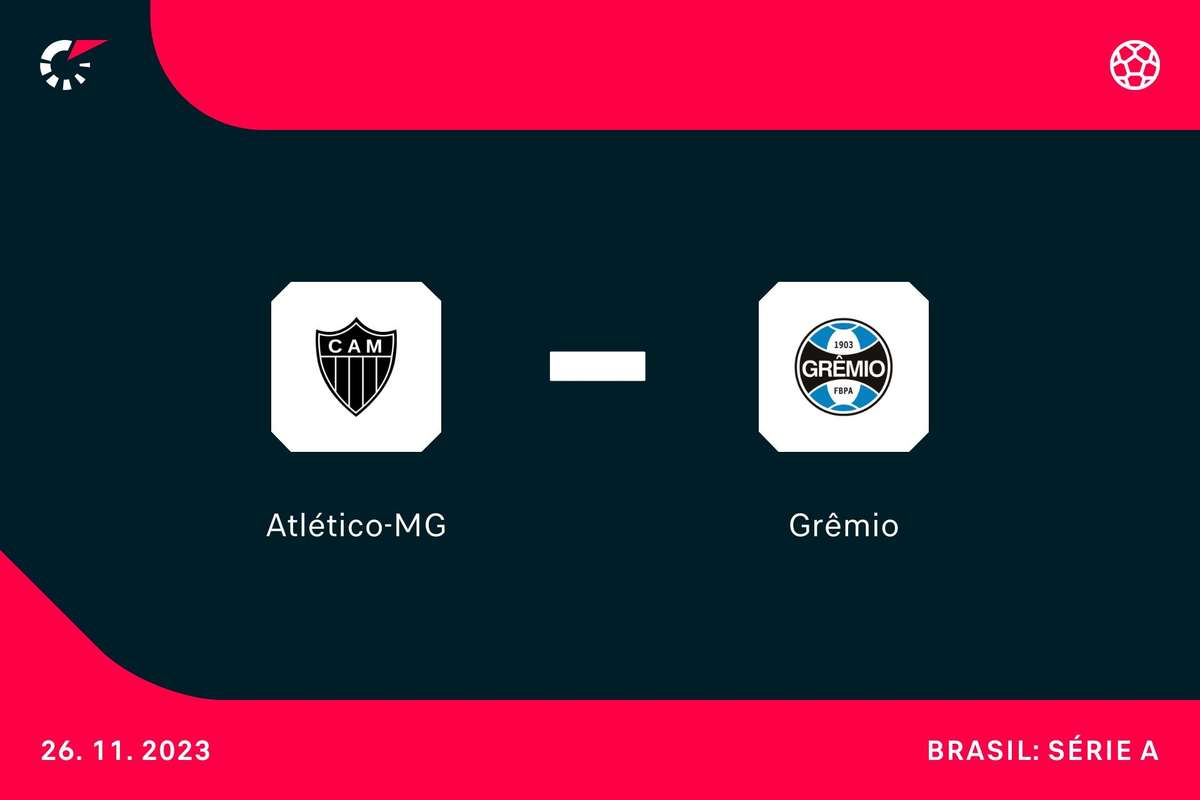 Atlético-MG x Grêmio: veja as prováveis escalações