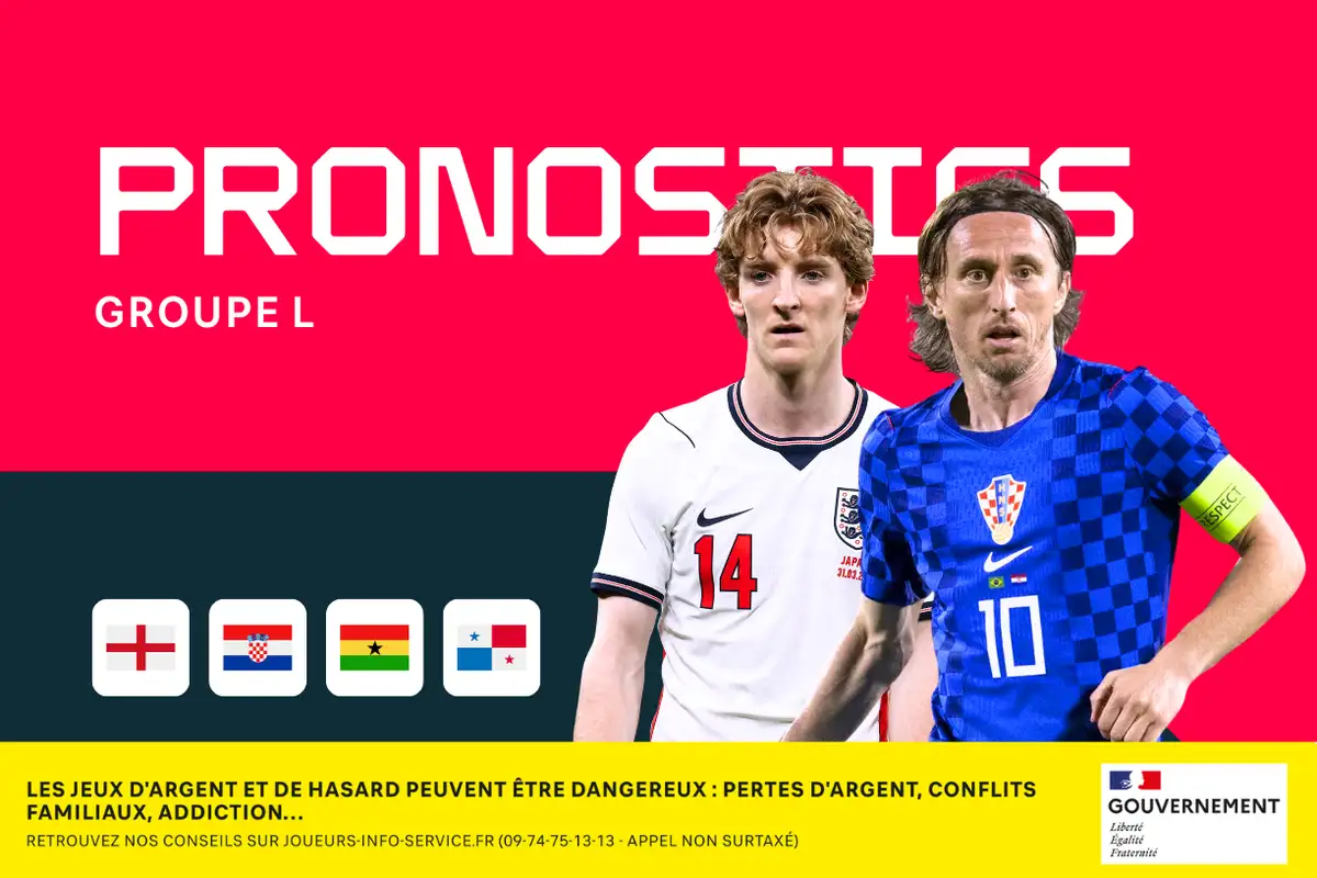 Coupe du monde 2026 : Pronostics, meilleurs paris et cotes (Groupe L)