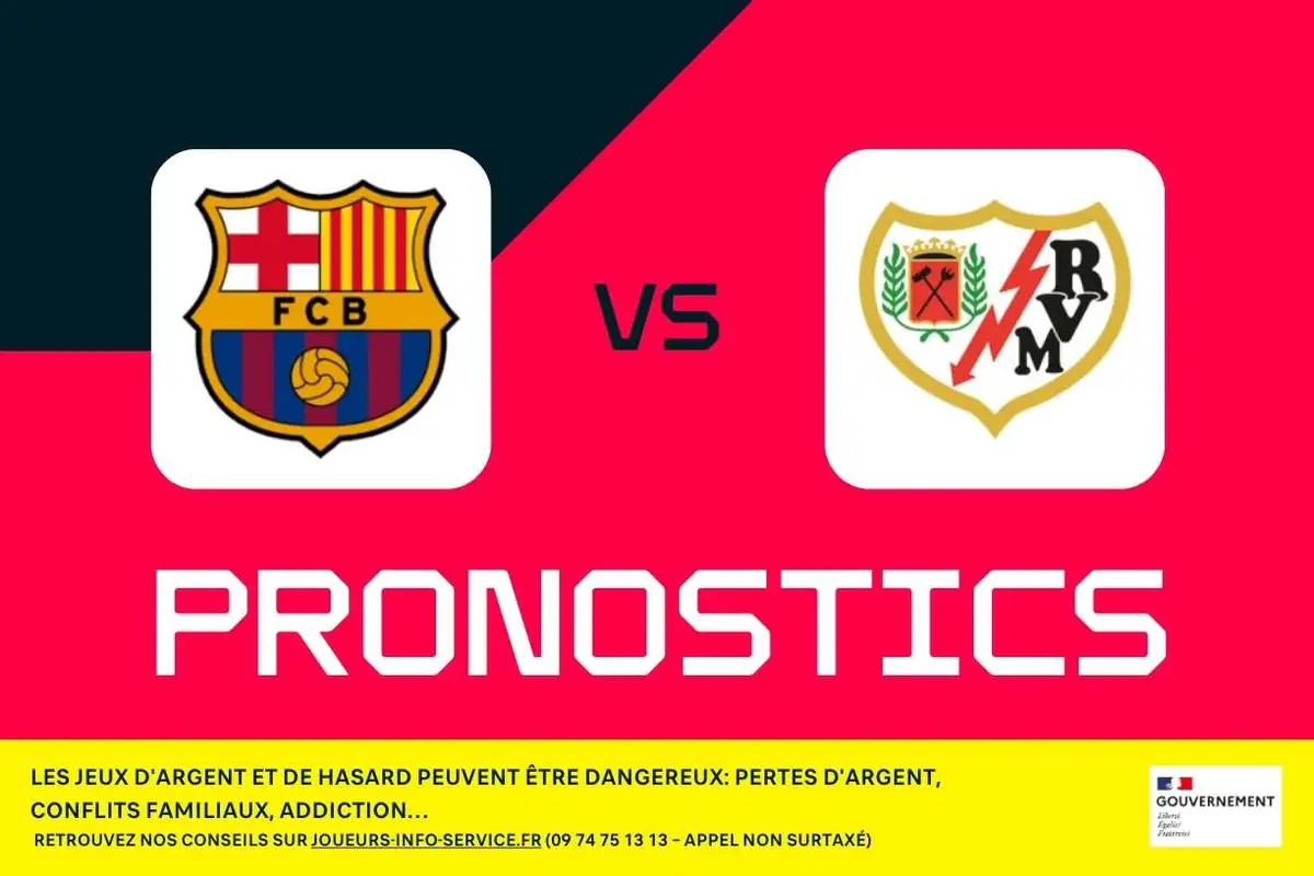 Barcelone - Rayo Vallecano : Pronostics, meilleurs paris et cotes (Liga)