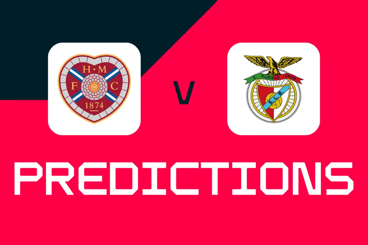 Hearts v Benfica: Europa League predictions, best bets and odds
