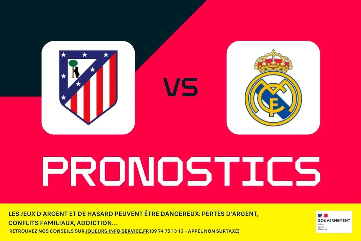 Atlético de Madrid - Real Madrid : pronostics, meilleurs paris et cotes (Liga)