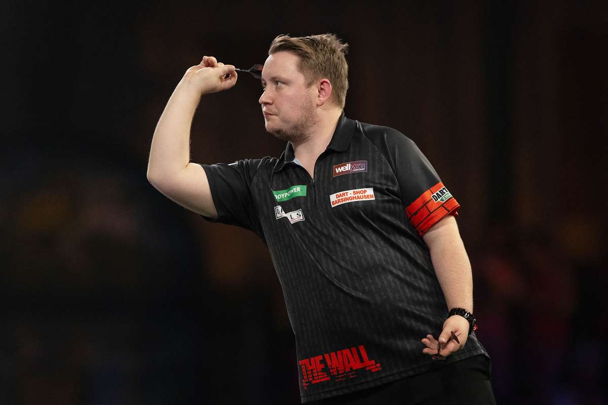 Darts Martin Schindler mit starkem Match gegen Wunderkind Luke Littler