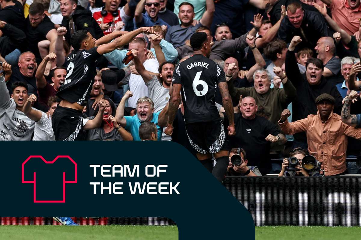 Premier League Team of the Week Gabriel, Haaland and Watkins excel