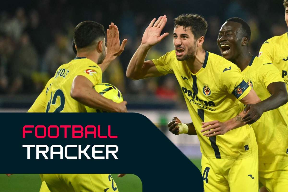 Football Tracker: Villarreal see off Valencia in derby as Lyon's winning run comes to an end