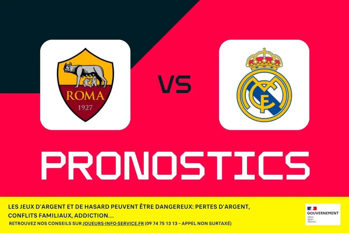Roma - Real Madrid : pronostics, meilleurs paris et cotes (Ligue des champions)