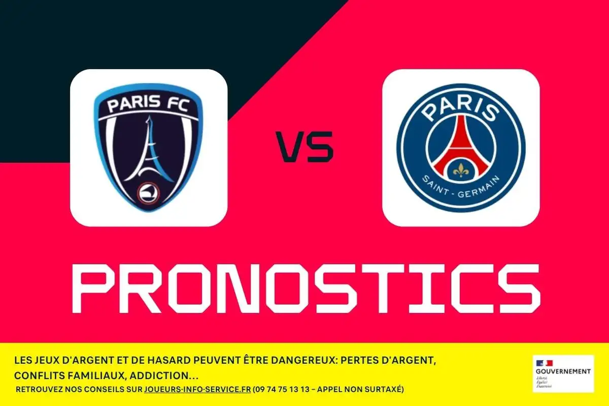 Paris FC - PSG : pronostics, meilleurs paris et cotes (Ligue 1)