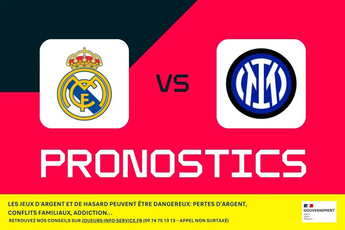 Real Madrid - Inter Milan : Pronostics, Meilleures Paris et Cotes (Ligue des champions)