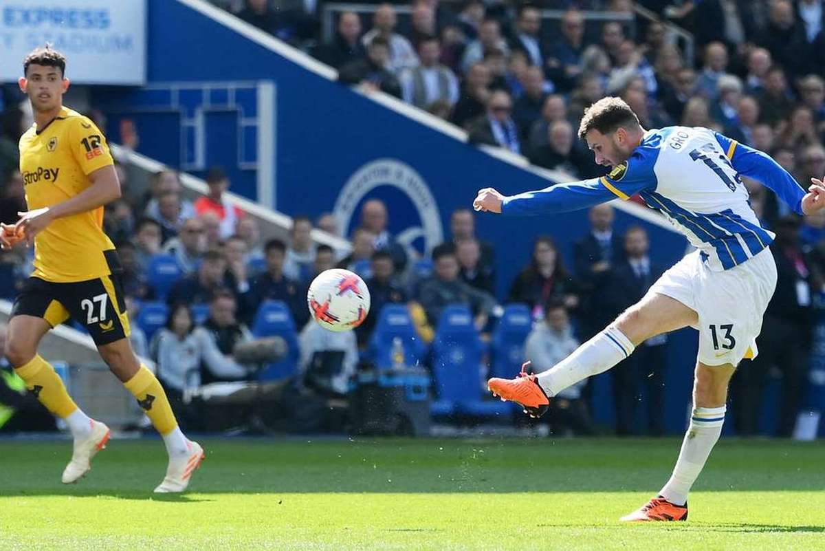 Wolverhampton goleado (06) pelo Brighton, Brentford (21) dá a volta