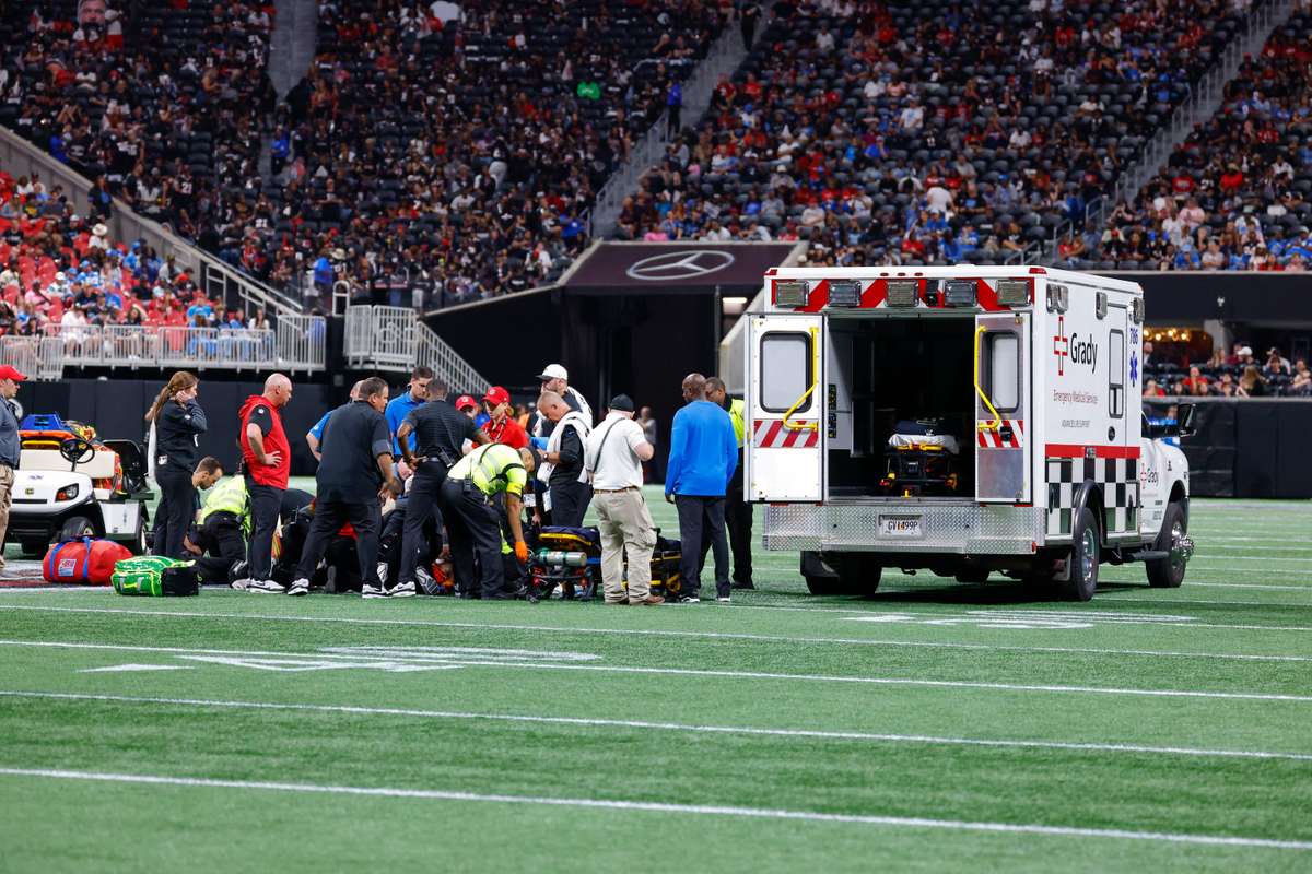 Lions Injuries NFL preseason game suspended after Detroit Lions safety suffers serious ...