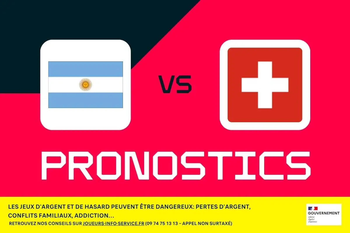 Argentine - Suisse : pronostics CDM, meilleurs paris et cotes (Quart de finale)
