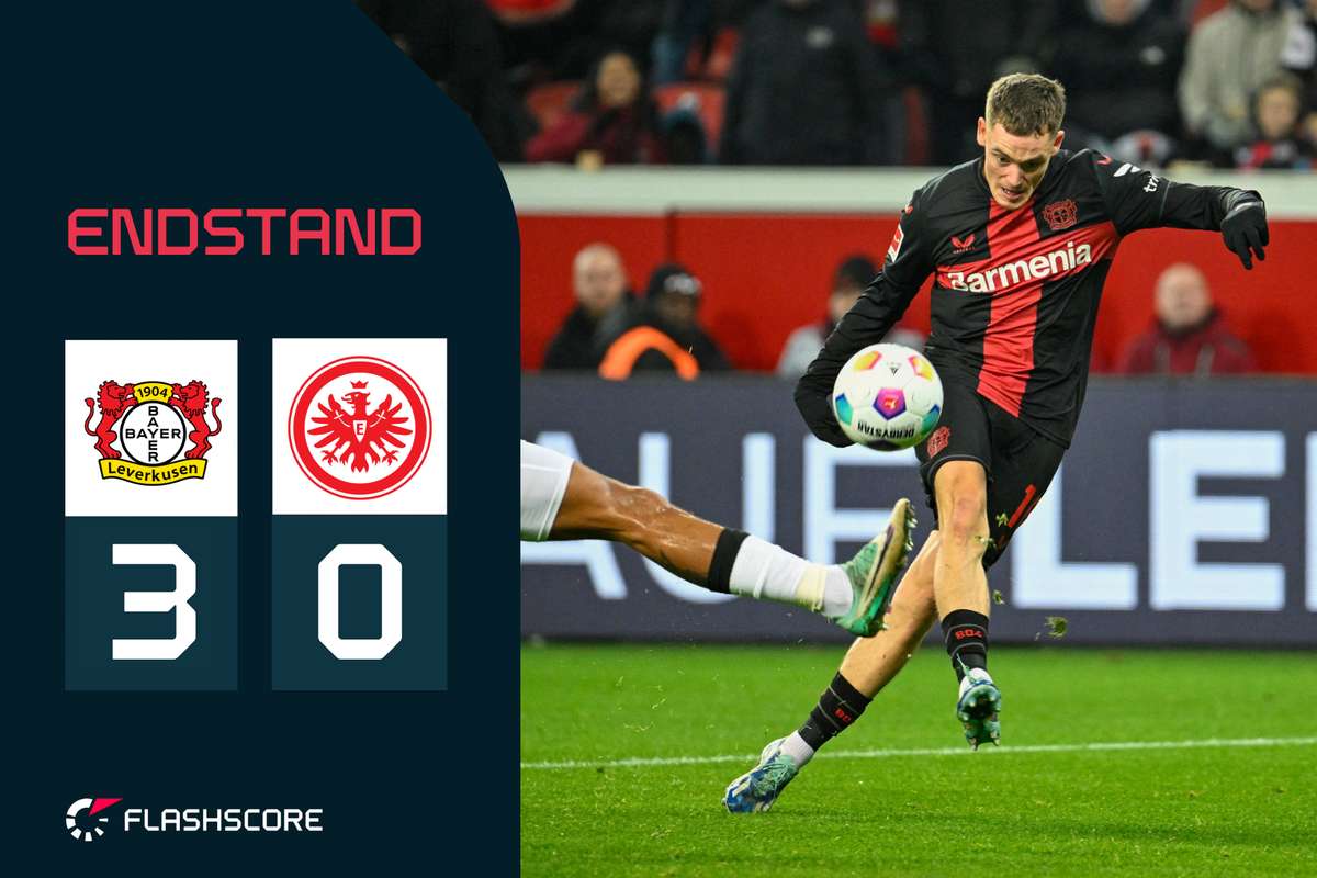 Leverkusen dominiert auch die Eintracht Werkself holt sich
