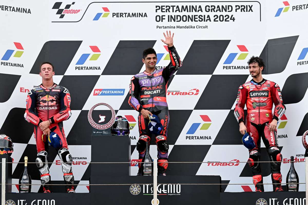 Jorge Martin wins Indonesia MotoGP to extend title lead over Francesco ...