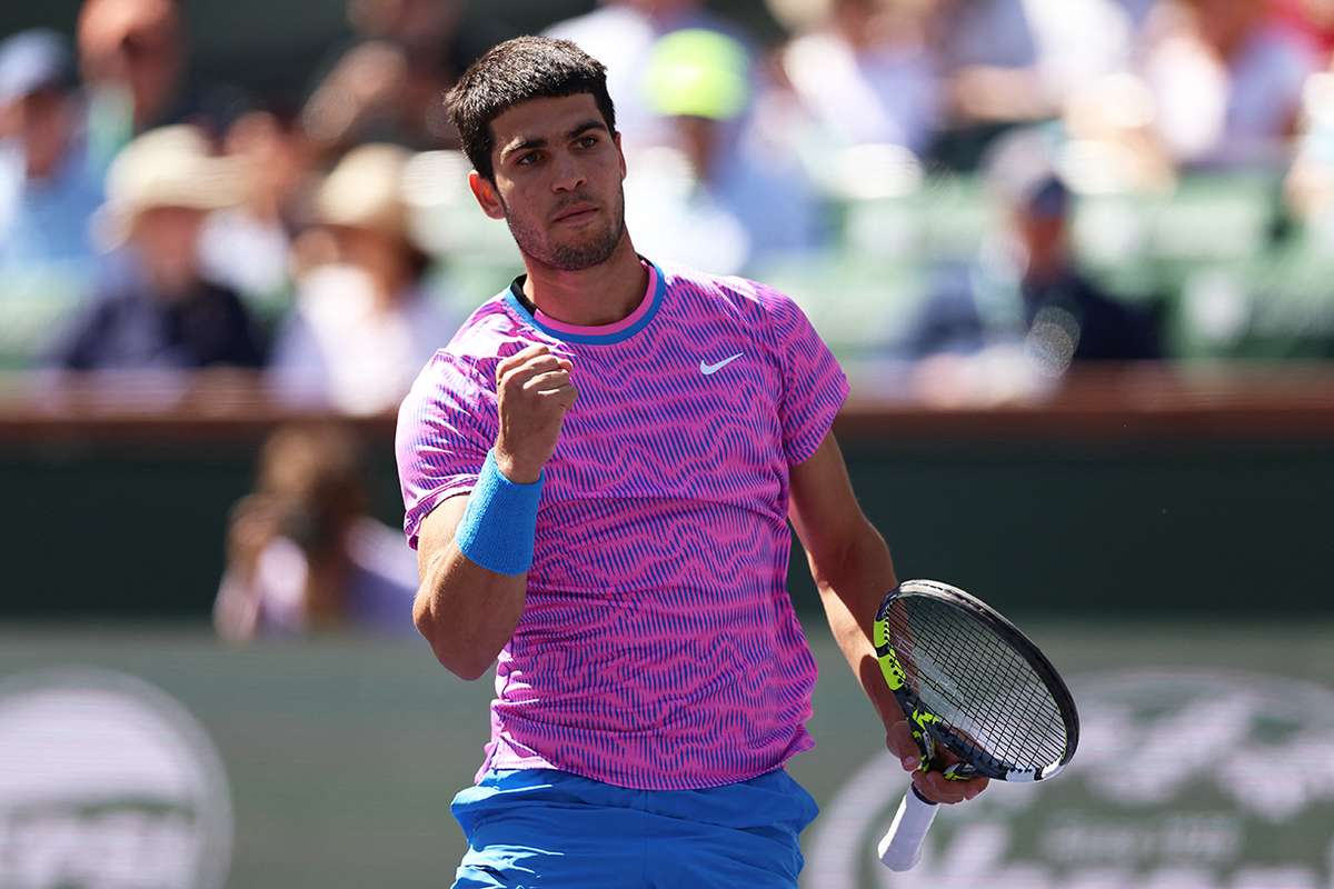 Alcaraz And Sinner Cruise Into Indian Wells Quarters, Tsitsipas Knocked ...