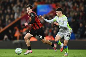 Bournemouth midfielder Alex Scott (left) is admired by Man Utd