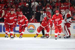 The Detroit Red Wings were the big winners on Monday in the NHL.