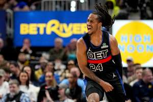 Daniss Jenkins and the Detroit Pistons were victorious on Friday in the NBA.