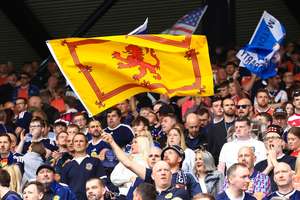 Scotland fans watch on as the national team beats Curacao