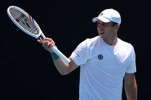 Tallon Griekspoor during his Australian Open match against Ethan Quinn