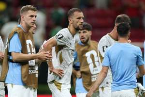 Czech Republic's Tomas Soucek looks dejected after the match