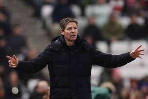 Crystal Palace manager Oliver Glasner during the loss to Sunderland 