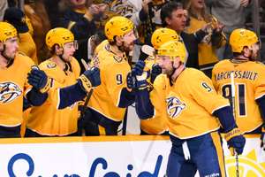 The Nashville Predators managed an impressive win on Monday in the NHL.