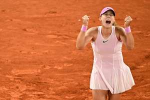 Andreeva celebrates win