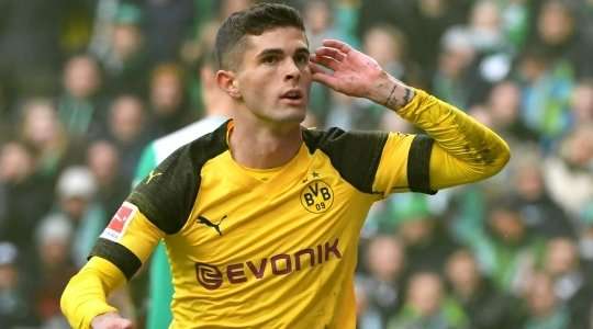 Christian Pulisic (Dortmund) kết thúc nỗ lực đi bóng đẹp mắt của mình với một cú sút xuất sắc từ trong vòng cấm. Bóng đi vào góc thấp bên phải khung thành và Jiri Pavlenka chỉ có thể vào lưới nhặt bóng. Tỉ số là 0:1.