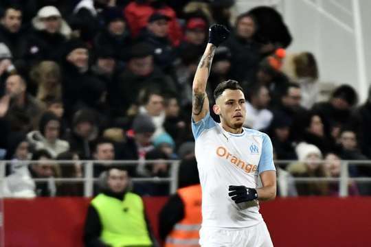 Một nỗ lực cá nhân đáng kinh ngạc của Lucas Ocampos (Marseille) kết thúc với một cú sút từ trong vòng cấm. Bóng đi rất căng vào nóc lưới và thay đổi tỉ số thành 1:2. Thủ môn Bobby Allain đã không thể làm được gì.