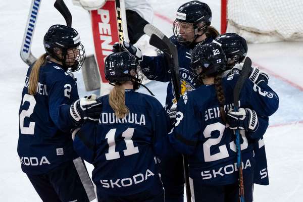 Finland's national side in action in 2023