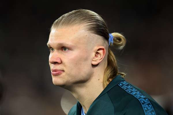 Manchester City striker Erling Haaland