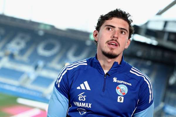 Joaquin Panichelli speaking to the media