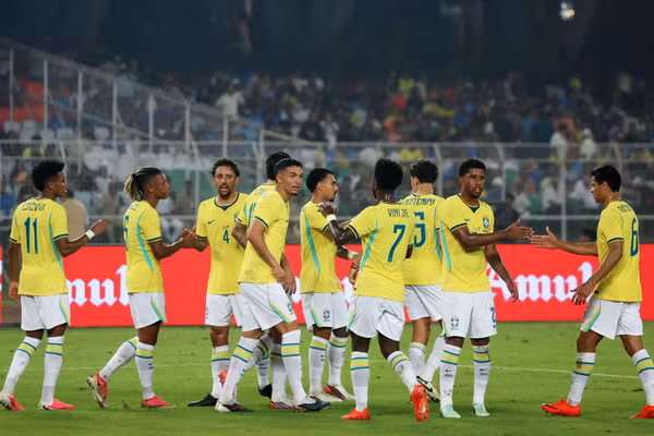 Brazil stroll past India in Kolkata to win historic friendly